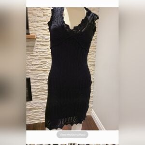 GUESS CROCHET SHIMMER DRESS